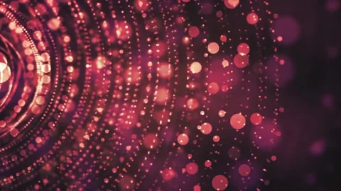 Red Glowing Lights Animation Loop  Видео 225604904