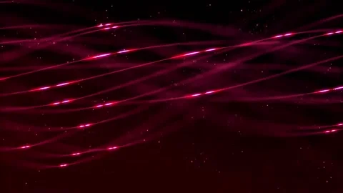 Red Glowing Lines Are Moving Video stock 202542175