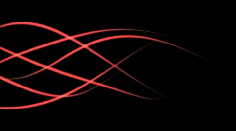 Red glowing lines background - seamless (FULL HD) Video stock 37087895