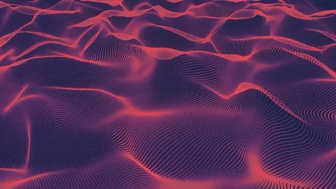 Red Glowing Lines Motion Loop Stock-Footage 232163358