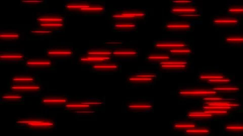 Red glowing neon light lines moving fast Illustrazione stock