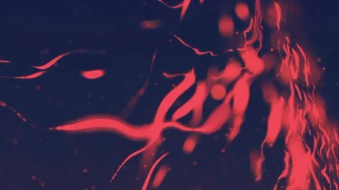 Red Glowing Particles And Lights Motion Loop  Stock-Footage 227674132