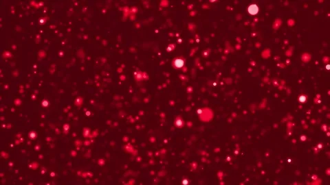 Red Glowing Particles on Dark Background Stock Footage 327106270
