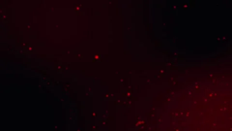 Red glowing particles emerging from darkness Stock Footage 327472396