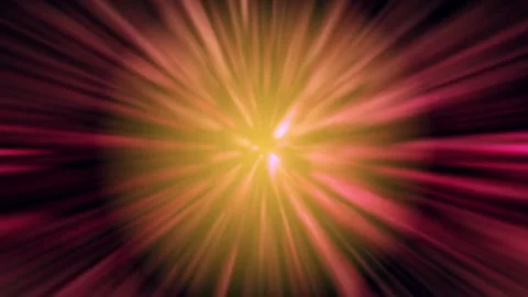 Red Glowing Rays Are Moving Stock Footage 204812031
