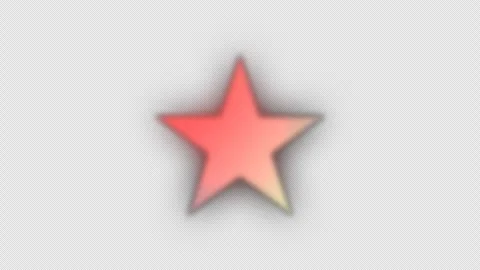 Red glowing star on black background, dynamic motion graphics footage Stock Footage 330427599