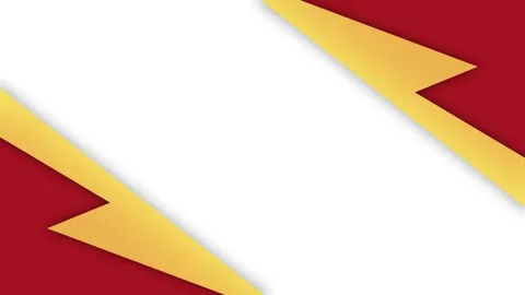 Red Gold Geometric Corner Frame Motion Graphic Presentation Background Loop Stock Footage 343331064