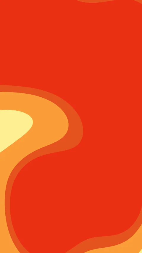 Red gold illuminates an abstract background of fiery orange hues Stock Footage 310873944