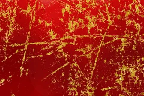 Red, golden texture surface. Stock Illustration