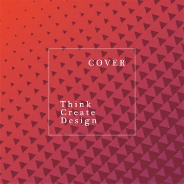 Red gradient and pattern background vector design Illustrazione stock