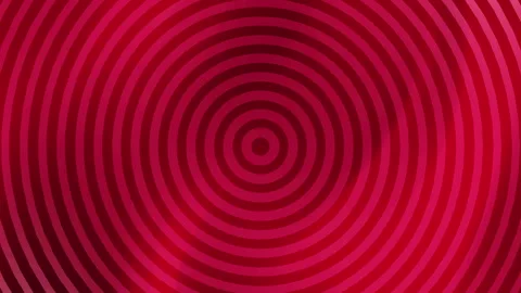 Red gradient background with Concentric red circle pattern Stock Footage 285213221
