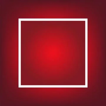 Red Gradient Background with White Frame Stock Illustration