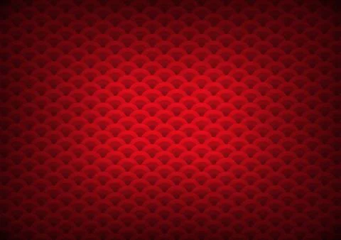 Red gradient chinese wave abstract background Stock Illustration