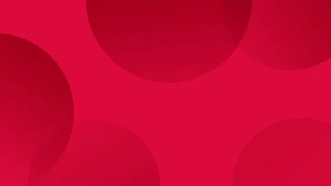 Red gradient circles on white, minimalist looping animation background. Stock Footage 286411453