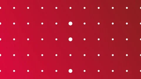 Red gradient with dots grid, seamless looping animation. Video stock 286419549