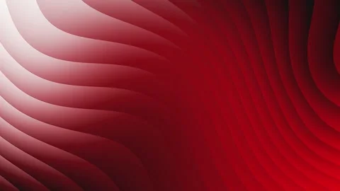Red gradient lines flowing smoothly in a dynamic pattern Stock Footage 325037866