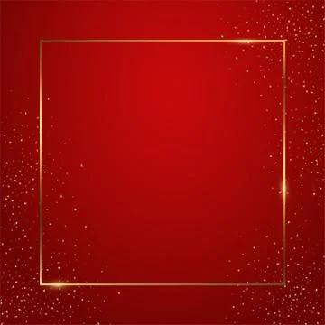 Red gradient square background vector illustration. Elegant colorful wallpaper Stock Illustration