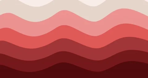 Red gradient wave background animation video Stock Footage 173325411