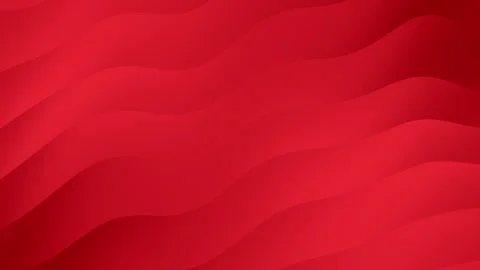 Red gradient wavy lines on a red background Stock Footage 285125762