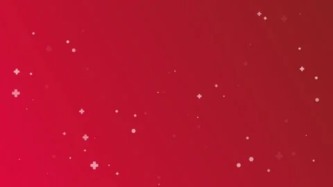 Red gradient with white shapes, seamless looping. Stock Footage 286416441