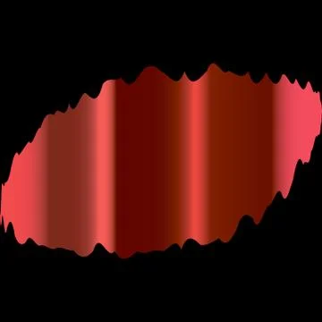 Red gradient wrinkles cloud on a black background Stock Illustration