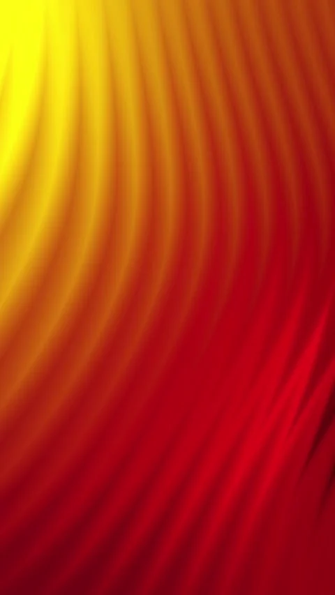 Red Gradient Yellow Abstract Swirl Wave Flow Seamless Loop Vertical Stock Footage 310349142