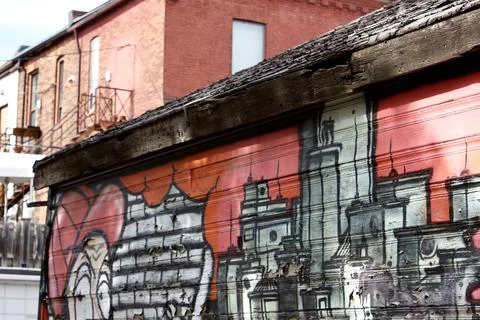 Red Graffiti Stock Photos