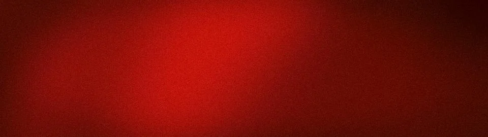 Red grainy gradient background with black dark blur for wide abstract tech .. Stock Photos