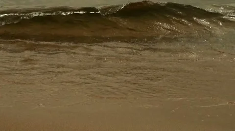 Red granite under water Video stock 7765009