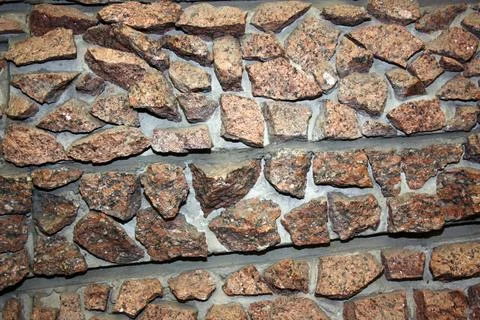 Red Granite Wall Texture Stock Photos