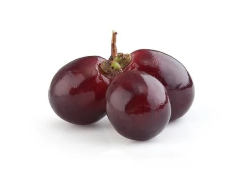 Red grape berries Stock Photos