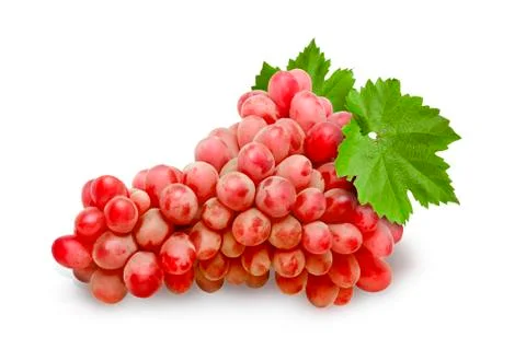 Red grape fruit isolated Foto stock