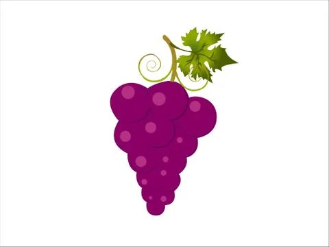 Red grape Stock Illustration