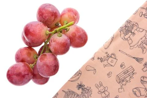 Red grape isolated Stock Photos