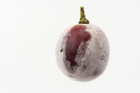 Red grape isolated on white Stock Photos