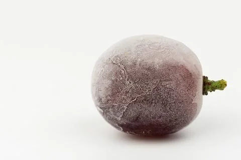 Red grape isolated on white Foto stock