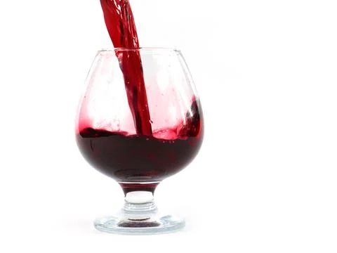 Red grape wine Stock Photos