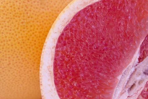 Red grapefruit background Stock Photos