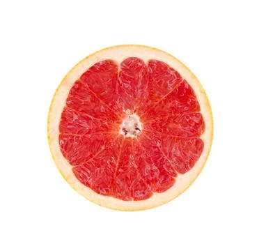 Red grapefruit portion Stock Photos