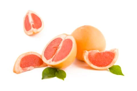Red grapefruits Stock Photos