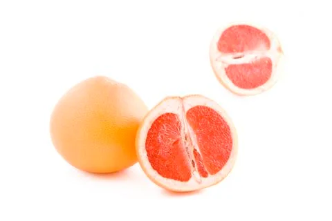 Red grapefruits Stock Photos