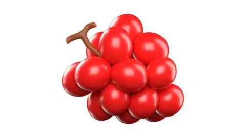 Red Grapes Ilustración de archivo