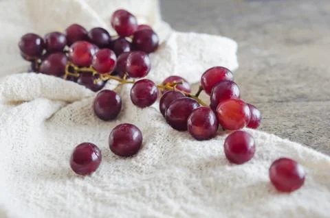 Red grapes 스톡 사진