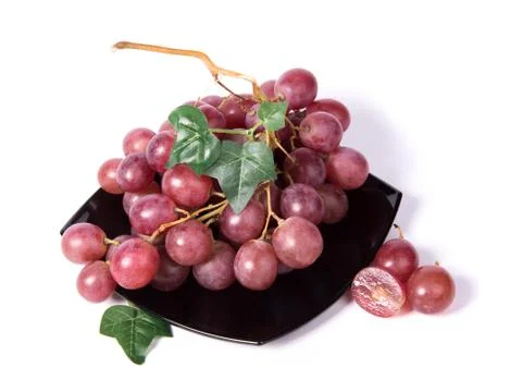 Red grapes Stock Photos