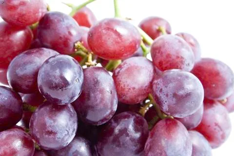 Red grapes Stock Photos