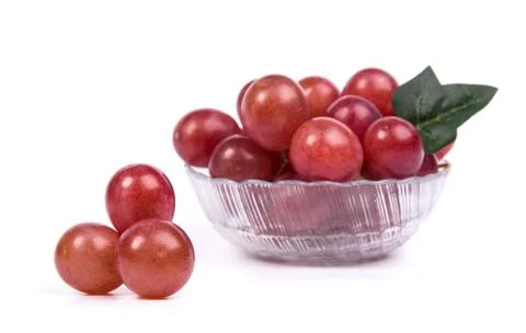 Red grapes Stock Photos