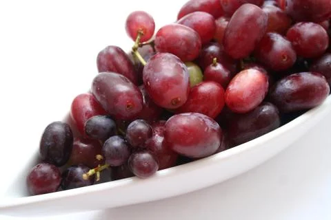 Red grapes Stock Photos