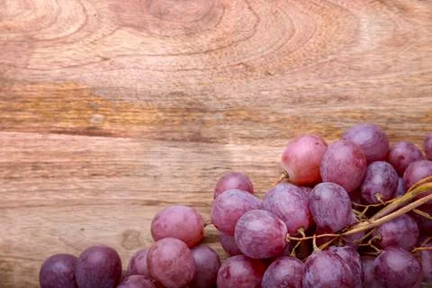 Red grapes Fotos Stock