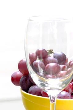 Red grapes Stock Photos