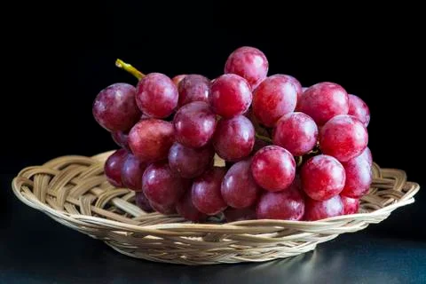Red grapes Stock Photos